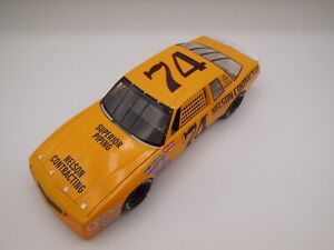Unknown #74 Nelson Contracting Chevrolet Nascar Built Plastic Model Yellow
