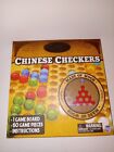 Classic Games Chinese Checkers Wood Board & Game Pieces Factory Sealed