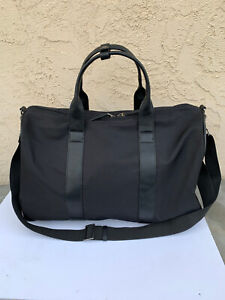 Zara,Inditex Zara Men's Large(19x12x10) Black  Top-Zip Travel Tote Duffle Bag