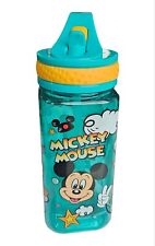 Disney Parks Mickey Mouse & Donald Duck Child Sipper Bottle with Straw & Clip