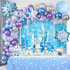 Golray 153Pcs Frozen Birthday Party Decorations Supplies for Girls Kids, Frozen