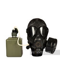 Serbia Armed Force Black M2F Phonic Gas Mask With Drinking Tube Medium Size