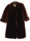 Vintage Beaver Mahogany Sheared Fur Robert Wallace Furrier Womens Coat Size S-M