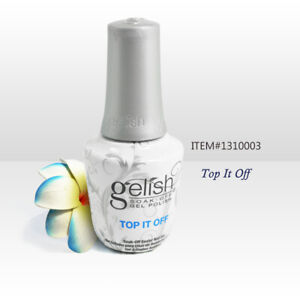 Nail Harmony Gelish UV Top Coat Soak Off Gel Top It Off 0.5oz / 15ml