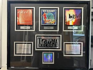 RIAA CERTIFIED SALES AWARD BUSH NO DOUBT  17M copies SALES TRAUMA RECORDS