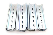 30 Pieces DIN Rail Slotted Steel Zinc Plated RoHS 6 in. long 35mm 7.5mm 15 ft.