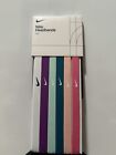 Nike Jacquard Swoosh Printed Hairbands/Headbands 2.0 Assorted 6 Pack