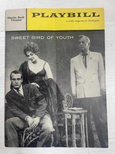 Vintage SWEET BIRD OF YOUTH Broadway 1959 Playbill! PAUL NEWMAN Geraldine Page