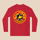Bultaco Cemoto Spain Motorcycle Long Sleeve Red T-Shirt Size S-2XL