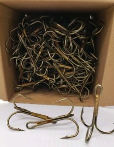 Treble Hooks 10/0 box of 36, Bronze. Quality. Snagging, Gators, Trolling, etc;