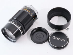Canon 135mm F/3.5 III Leica LTM 39 Lens,w/Hood, 