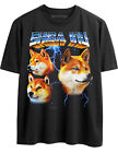 Shiba Inu Retro 80s Glam Heavy Metal Tshirt for Men & Women Dog Owner
