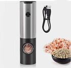 Electric Pepper Grinder or Salt Grinder Mill-Adjustable Coarseness & LED Li