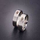 King and Queen Stainless Steel Ring Sets - His and Hers Couple Wedding Band Set