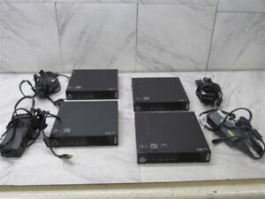 Lot of 4 Lenovo Mini PC Thinkcentre M93p Tiny PC Core i5-4570T 8GB PowerAdapter