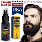 Beard Growth Oil Serum Fast Growing Beard Mustache Facial Hair Grooming for Men.