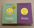 Guts / Smile by Raina Telgemeier Book LOT