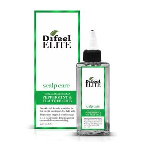 Difeel Elite Scalp Care Peppermint & Tea Tree Oil Hair Scalp Treatment 3 oz.