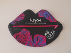 NYX Ulta Beauty Professional Makeup Cosmetic Bag Lip shaped Black Pink Purple
