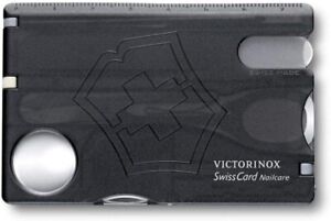 Victorinox Nail Care Set Polish Swiss Card T3 Black 0.7240 From Japan New