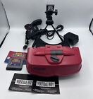 Rare Nintendo Virtual Boy Console Bundle VUE-001 Tested & Works W/ Tennis Game