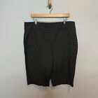 CHICO'S so slimming black micro dot bermuda shorts size 3 or L Large CAsual