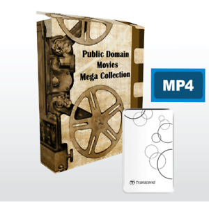 Public Domain Classic Movies Collection USB Drive, Old Serials, 980+ Titles MP4