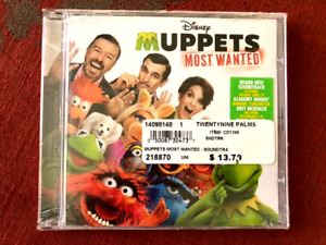 Muppets Most Wanted by Various Artists (CD, 2014, Walt Disney, Bonus Tracks) NEW