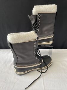 Sorel Waterproof Winter Snow Boots W/Linear - Size US 7.5 - Black