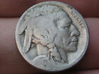 1917 S Buffalo Nickel 5 Cent Piece- VG/Fine Details, All Original