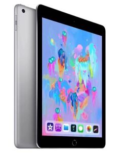 Apple iPad 6 - 6th Generation 32GB MP2F2LL/A Space Gray - WiFi - NO TOUCH ID