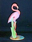 Andrea By Sadek #7347 Pink Flamingo Figurine 1985 Bisque Porcelain 5 1/4