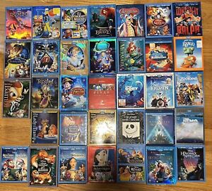 Lot of 42 Blu-Ray- Kid Friendly Movies. You Get All Pictured