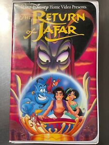 New ListingWalt Disney Return Of Jafar Aladdin VHS Tape Used Clamshell