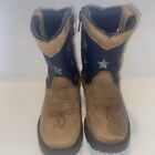 Cody James Toddler Cowboy Boots Boys Size 6D Brown American Flag Rodeo Western