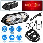 Smart Bike Tail Light With Turn Signals Bike Horn Bike Alarm With Remote Control