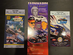 Earnhardt Lot of Daytona 500 & Charlotte Motor Speedway tickets 1998/ 1999/ 2002