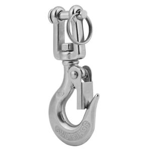 304 Stainless Steel Swivel Eye Clevis Lifting Chain Snap Hook 150KG Working UTE