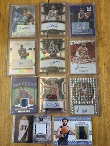 11 Card Nba Patch And Auto Lot