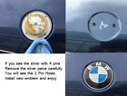 For BMW 82mm Car Front Hood Rear Trunk Emblem Badge Bonnet Logo Genune (For: 2015 BMW 328i GT xDrive Base Hatchback 4-Door 2...)