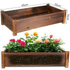 XXL Rustic Garden Planter Raised Bed Flower Vegetable Grow Trough Container Box
