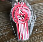 Authentic - Kenworth Semi Red Bug Pewter Epoxy Key Chain Tag Keychain