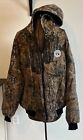 Vintage Camouflage Zip Up Hooded Jacket Size XL Made In The USA