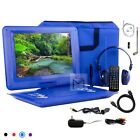 Trexonic 14.1” Blue Portable Folding TV DVD Player Swivel TFT LCD 14 w Warranty