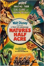 16mm--NATURE'S HALF ACRE (1951)-WALT DISNEY cartoon short. LPP COLOR!