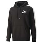 Puma T7 Iconic Pullover Hoodie Mens Black Casual Outerwear 53821201