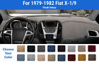 Dashboard Dash Mat Cover for 1979-1982 Fiat X-1/9 (Plush Velour) (For: Fiat X-1/9)