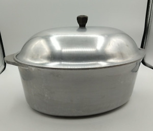 Vintage Household Institute Cast Aluminum Dutch Oven Roaster With Lid 15