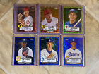 2021 Topps Chrome Platinum Anniversary Colored Refractor Lot (x6)