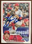 Zack Weiss Auto Signed 2023 Topps Update #US196 Rookie Angels Twins